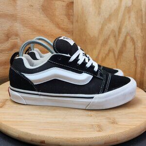 Vans Knu Low Boys Black Sneakers Size 5